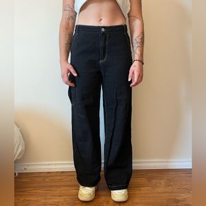 Luck and trouble black straight leg pant AUS size large